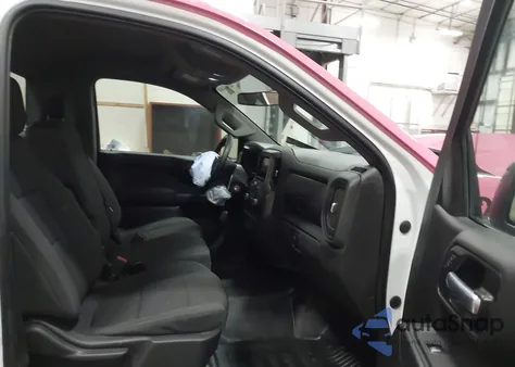 2021 Chevrolet Silverado 1500 2Wd Long Bed Wt из США, поврежденный, VIN 3GCNWAEF9MG258252